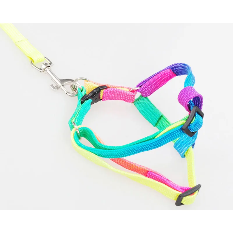 Новый многоцветной поводок для домашних животных собак маленький размер щенков