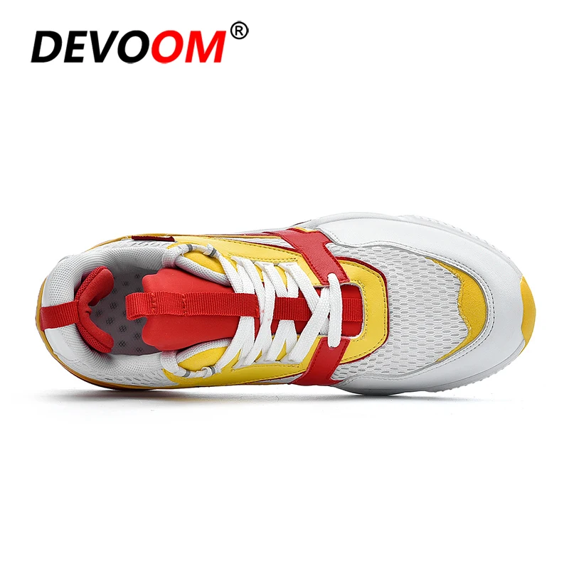 Sport Shoes Men 2018 Air Mesh + Leather Soft MD Rubber Sole Man Sneakers Winter New Style Running Plus Size | Спорт и развлечения