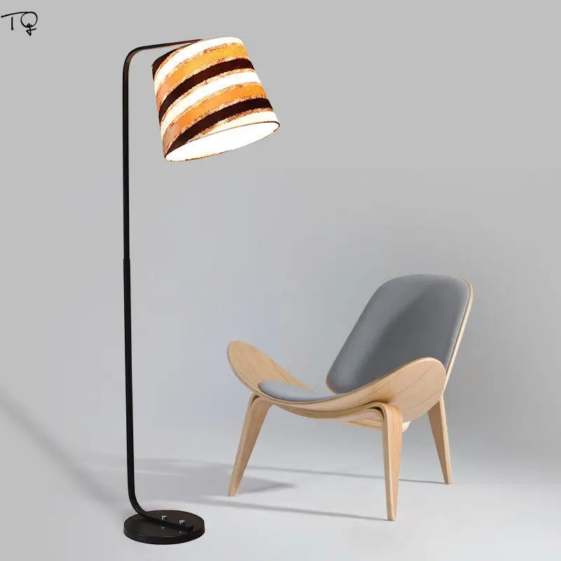 Современная напольная Светодиодная лампа в скандинавском стиле с дистанционным