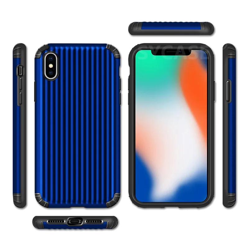 SYCASE новый чемодан класса люкс чехол для iPhone X Xs max Xr xs 6 6s Plus 7 8 plus антидетонационный