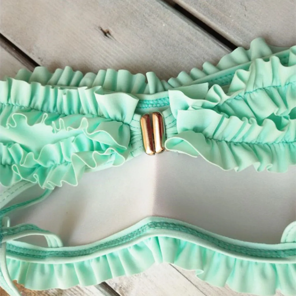 Сексуальный большой купальник пуш ап бикини женский размера плюс пляжный