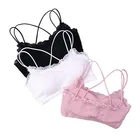 1 предмет кружевное платье для девочек; Спортивный Бюстгальтер Для девочек переходного нижнее белье для девочки до подростка детский спортивный бюстгальтер для девочек переходного возраста от студент Беспроводной молодых девушек в период полового созревания; Маленький спортивный бюстгальтер для дев