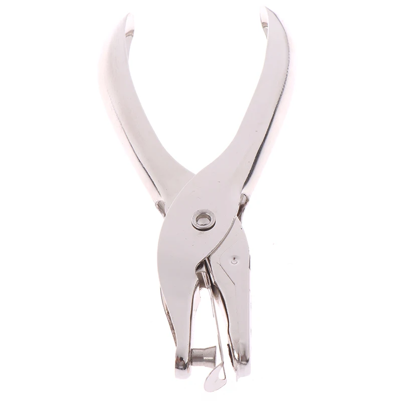 Новый 1 шт. школьный офисный металлический Дырокол с одним отверстием ручной для