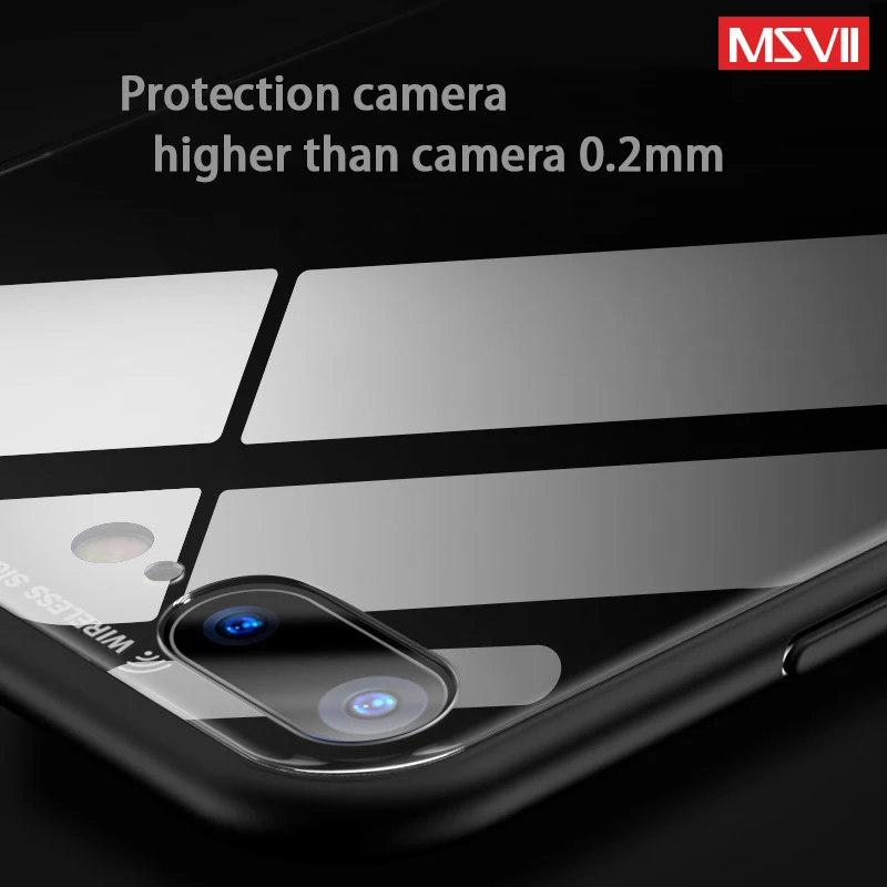 Оригинальный Msvii Роскошный чехол для iPhone 7 8 плюс тонкий ультра полная защита Tup