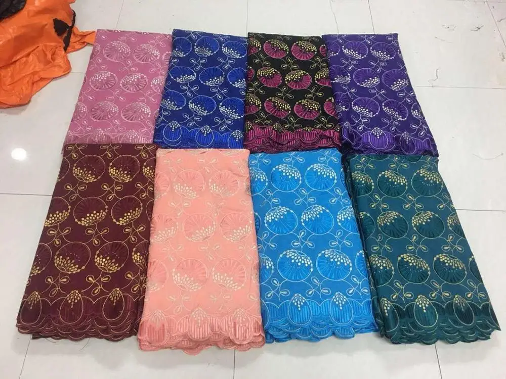 2019 африканские хлопковые кружева вышитые нигерийские швейцарские сухое кружево