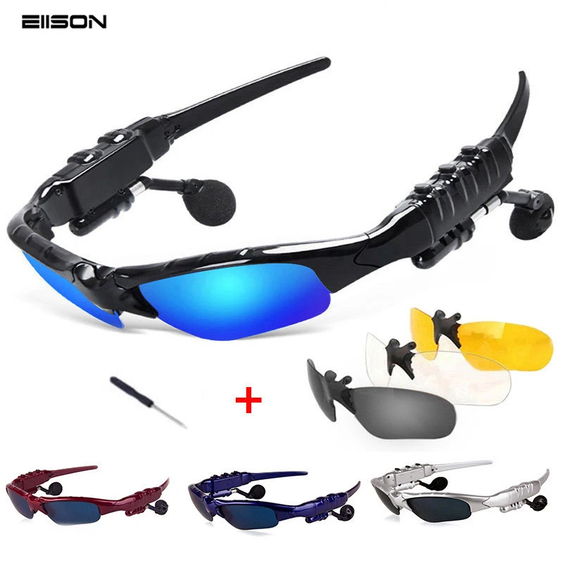 Bluetooth Sunglasses Sun Glasses Polarized Wireless Headphone With Microphone Outdoor with Mic Casque for sony xiomi|wireless headphones|headphones