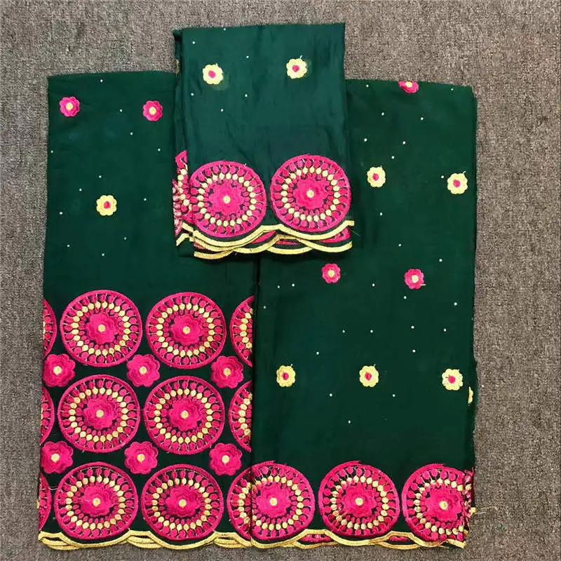 Синий Розовый цвет швейцарское кружево африканская 2018 хлопковая ткань