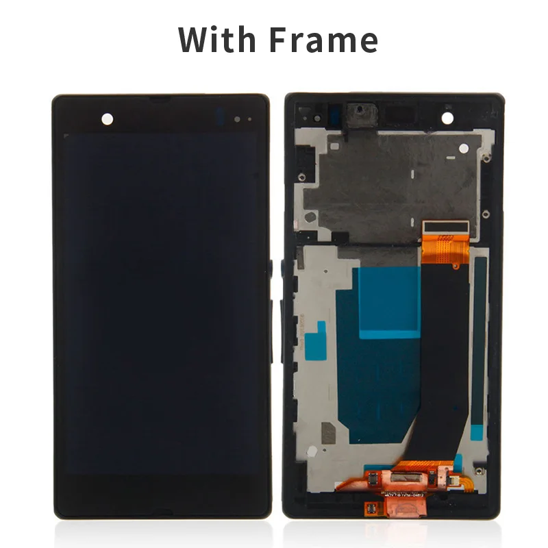 5 дюймовый дисплей для SONY Xperia Z ЖК сенсорный экран с рамкой сменный L36H C6603 C6602