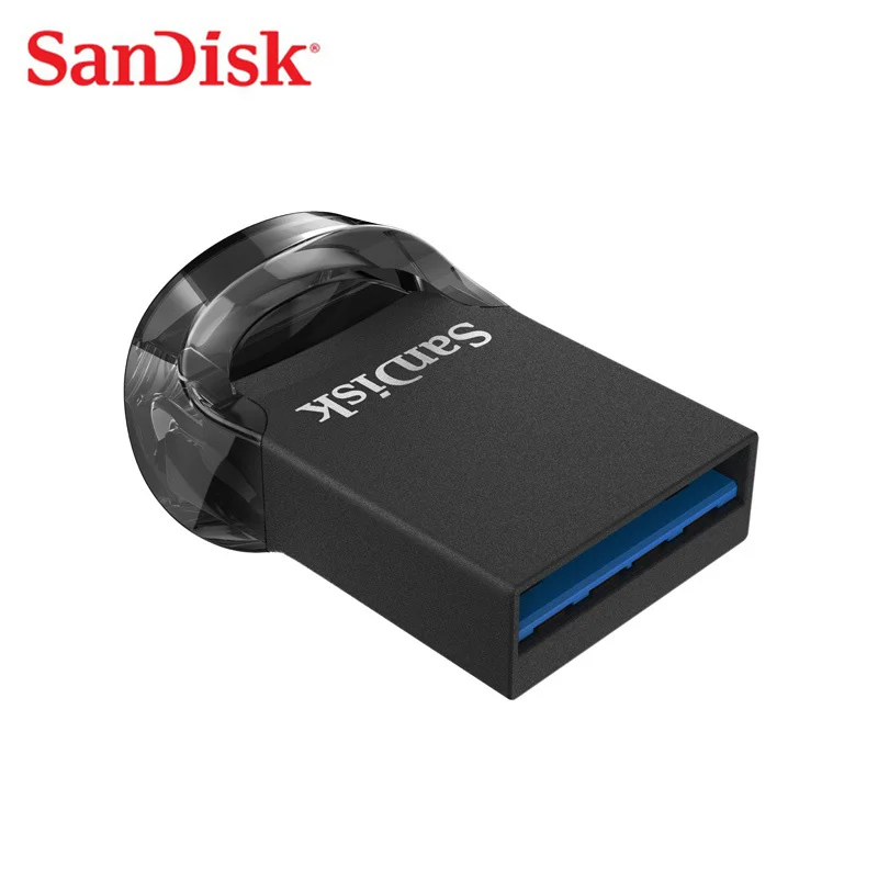 SanDisk Fit USB флеш-накопитель 32 Гб 64 Гб 128 ГБ 256 ГБ USB 3,0 U диск 130 МБ/с./с мини-флешка 64 ГБ флеш-накопитель Автомобильный ключ CZ430