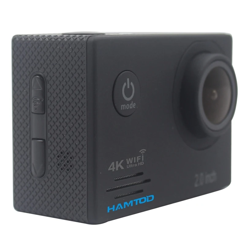 Скидка Спортивная камера HF60 UHD 4K WiFi 16.0MP с водонепроницаемым корпусом, Generalplus 4247, 2,0 дюймовый ЖК-экран, широкоугольный объектив 120 градусов