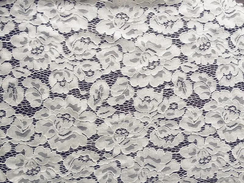 0 91x1 5 метров широкая черная/Слоновая сетчатая Тюлевая марлевая ткань с вышивкой