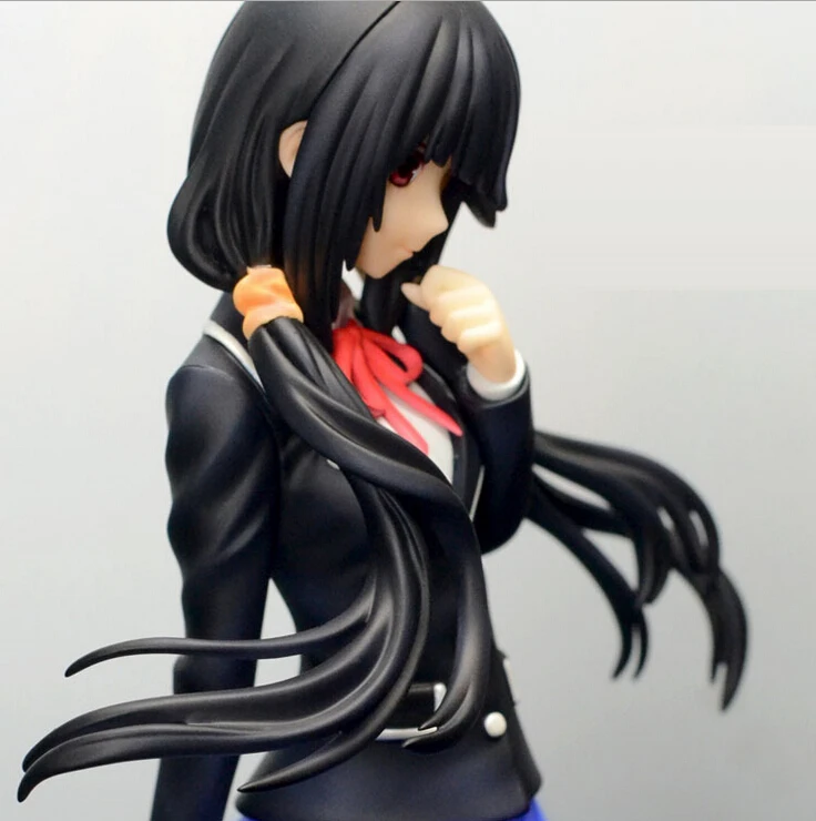 Date A Live 3 Tokisaki Kurumi японское аниме фигурка школьная форма сексуальная фигурка модель с коробкой 16 см Y6051