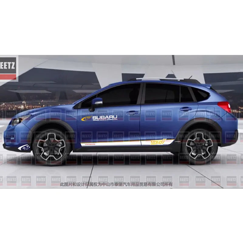 Автостайлинг TAIYAO Спортивная Автомобильная наклейка для 2016-2018 Subaru XV Mark Levinson