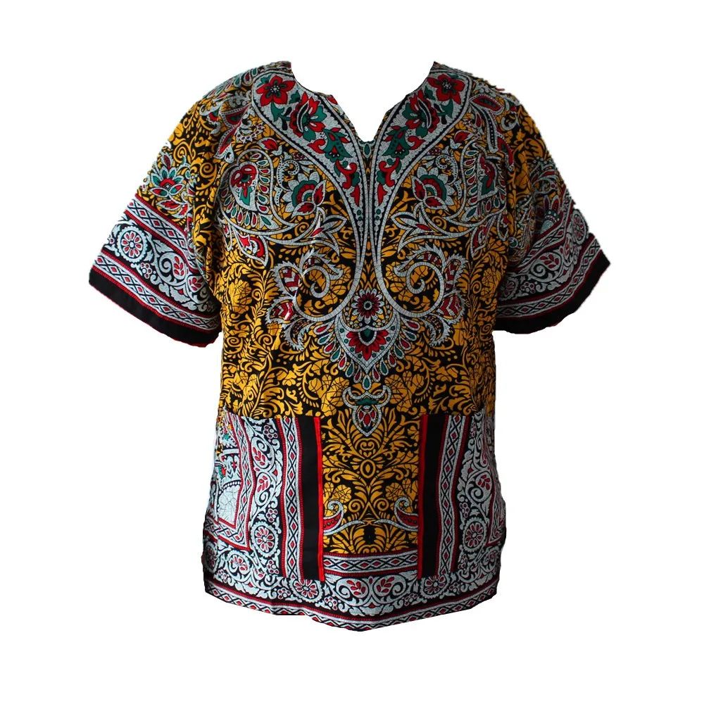 XXXL размера плюс африканская мода Дашики дизайн Цветочное платье Африканское традиционное Дашики с принтом платье для мужчин и женщин