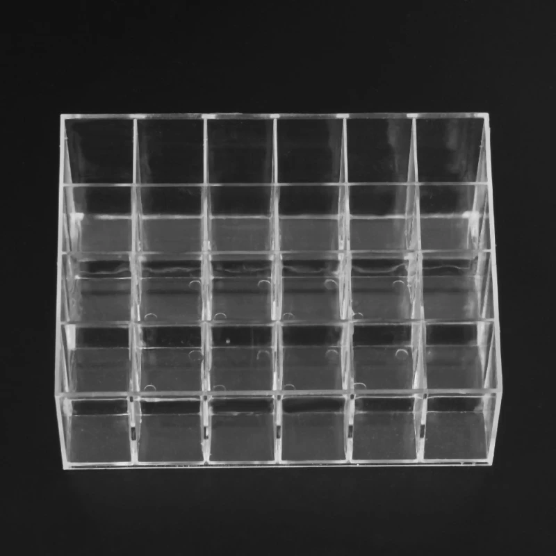 NZBZ. 24 Grids Organizer Acrylic Lipstick Jewelry Storage Box Makeup Cosmetic Case Tools Brush Holder | Дом и сад