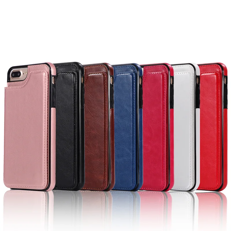 Luxury Wallet Explosion Models Phone Case for IPhone 6 7 8 X XR XS Max 5S Plus PU Leather Back Cover Shell | Мобильные телефоны и