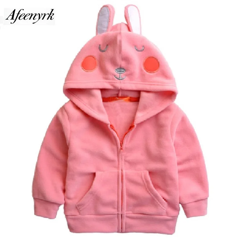 Детская флисовая куртка с капюшоном и динозавром для мальчиков девочек осенняя