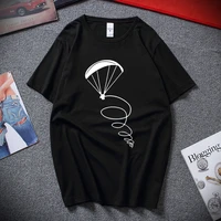 summer new fashion men t shirt paragliding fly pilot design man cotton short sleeve t shirt tops