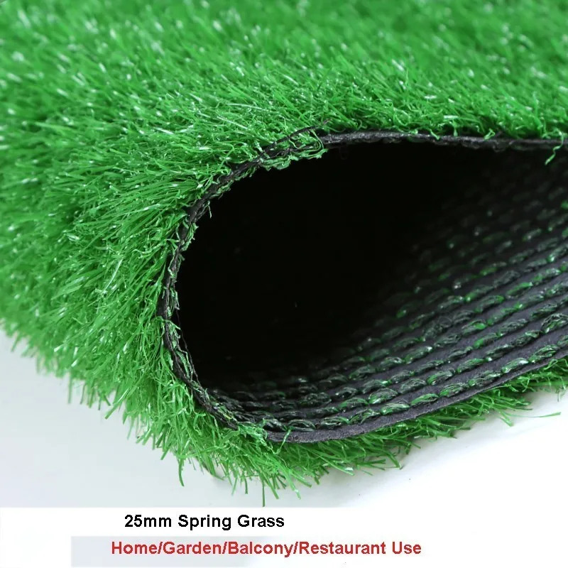 25mm Spring Grass 1 квадратный метр Искусственный гольф газон детский сад игровая площадка сад балкон домашний декор с рисунком растений Свадебная сцена имитация газона - Цвет: 25mm Spring Grass