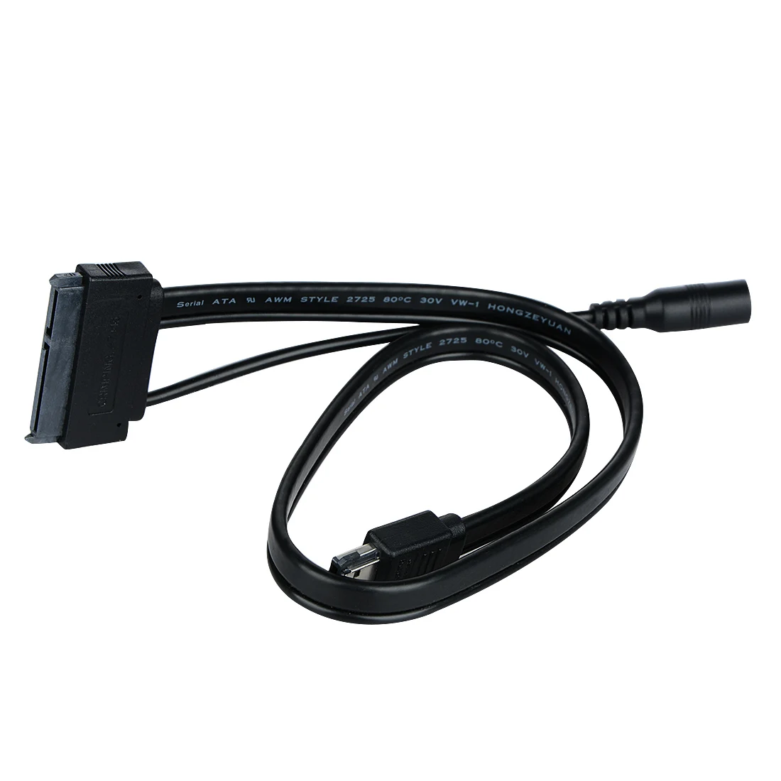 Кабель питания Esata (eSATAp) на Sata двойной разъем USB 12 В 5 комбинированный 22 Pin (7Pin + 15Pin)