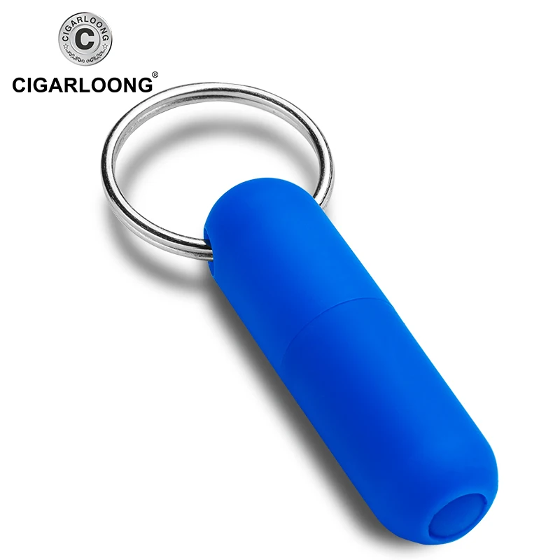 CIGARLOONG Cigar Punch Bullet style пластиковый брелок для ключей с 8 мм отверстием (белый и