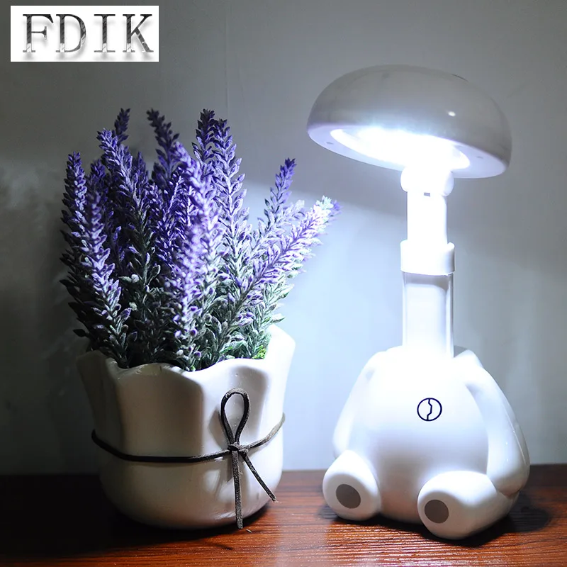 Креативный Настольный светильник Baymax дизайн USB мультфильм фильм холодный белый