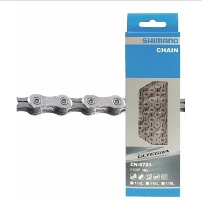 Оригинальный упакованный в коробку велосипед Shimano ULTEGRA CN 6701 10 скоростная цепь 114/116/118 звенья|Велосипедная