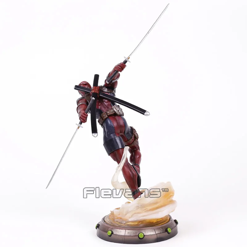 Алмазные игрушки Marvel галерея Дэдпул статуя ПВХ фигурка Коллекционная модель игрушки 35 см