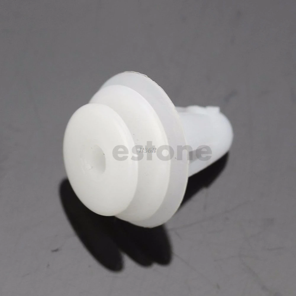 50 шт. автомобильные 8 мм отверстия белые пластиковые заклепки Крепежные дверные