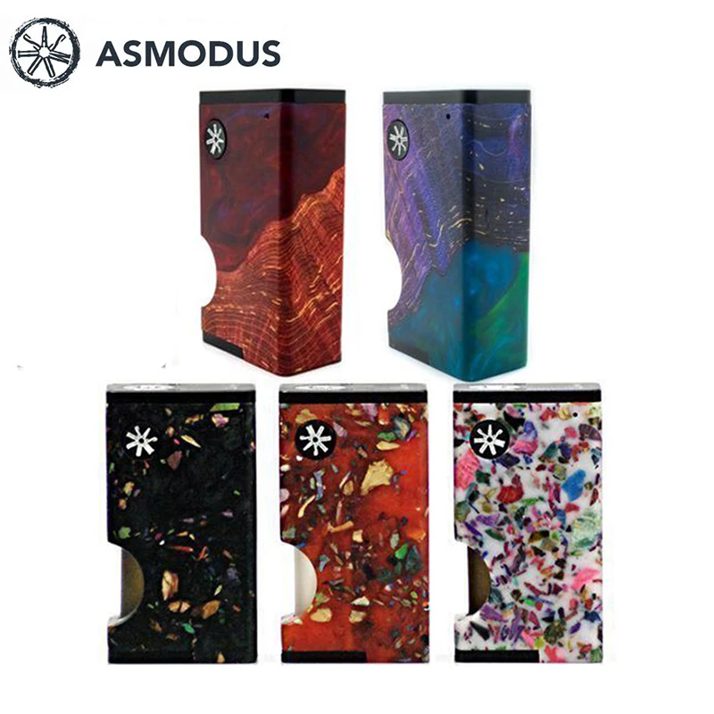 Оригинальный боксмод asMODus Luna Squonker 80 Вт с 6 мл бутылкой squonk подходят для