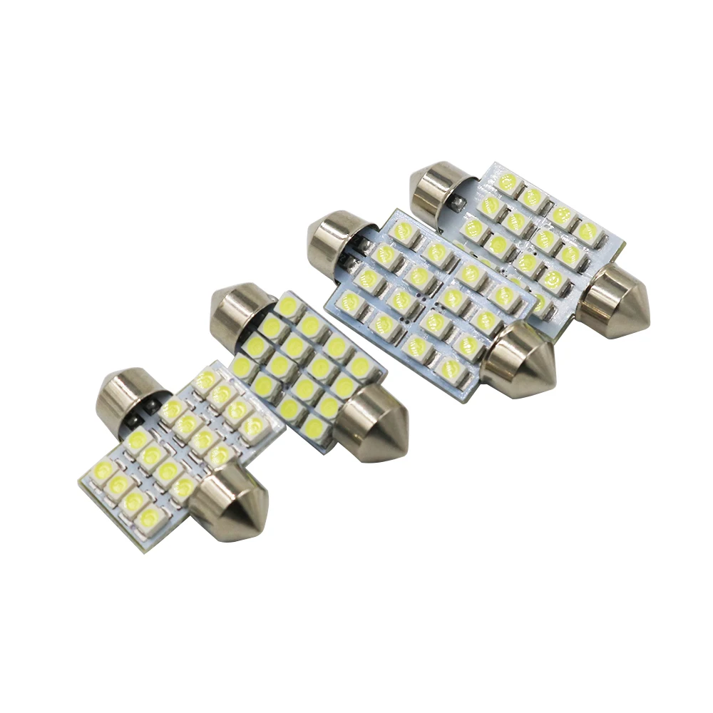 YSY 500x C5W 31 мм 36 39 41 1210 SMD 16 LED авто купольная гирлянда для интерьера карта лампы DC 12V
