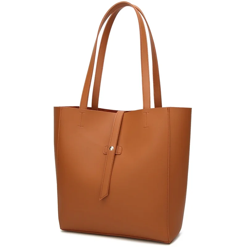 Новые модные женские кожаные сумки сумка большой вместимости на плечо роскошные