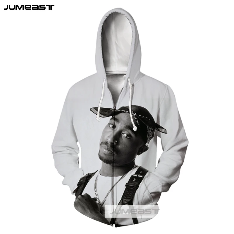 Jumeast/брендовая одежда с 3D принтом для мужчин/женщин американская певица 2pac