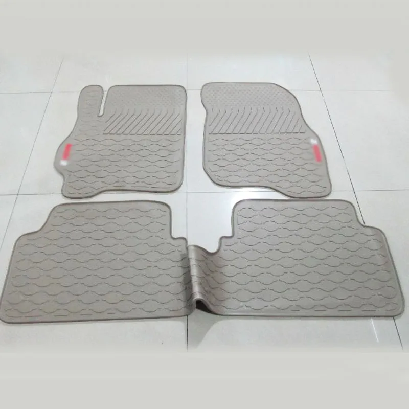 Высококачественные полноразмерные черные резиновые коврики для любых погодных