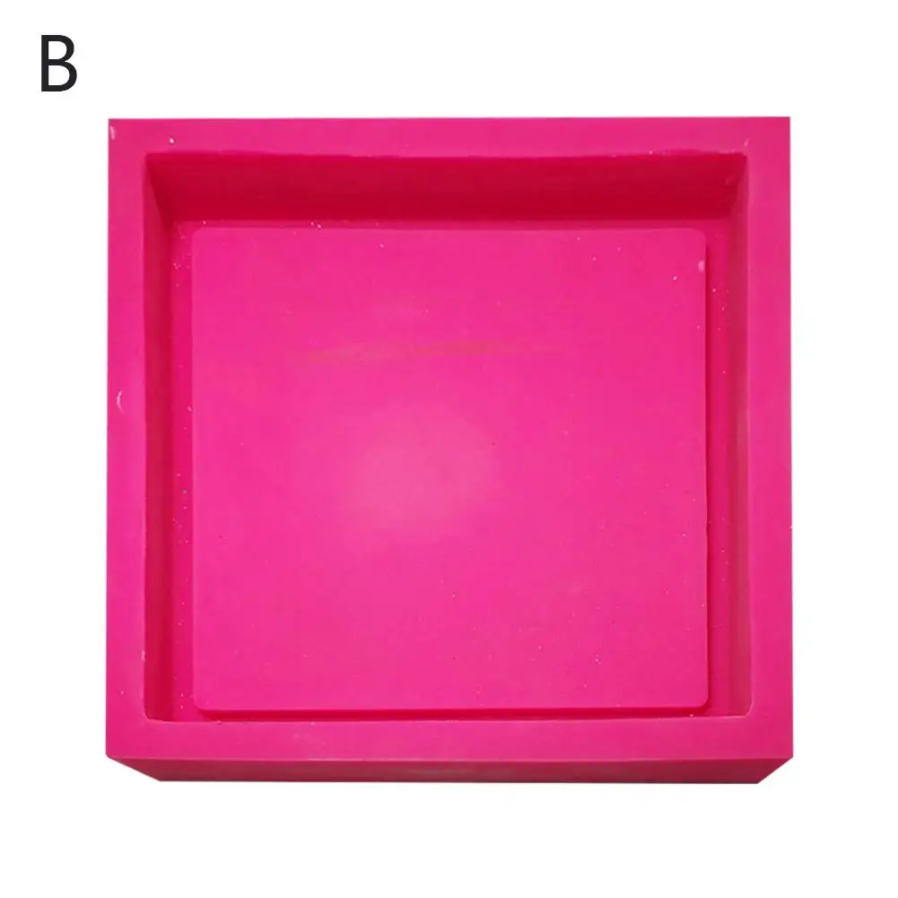 Прозрачная вода бетонный стол товары лоток DIY штукатурка для хранения украшения