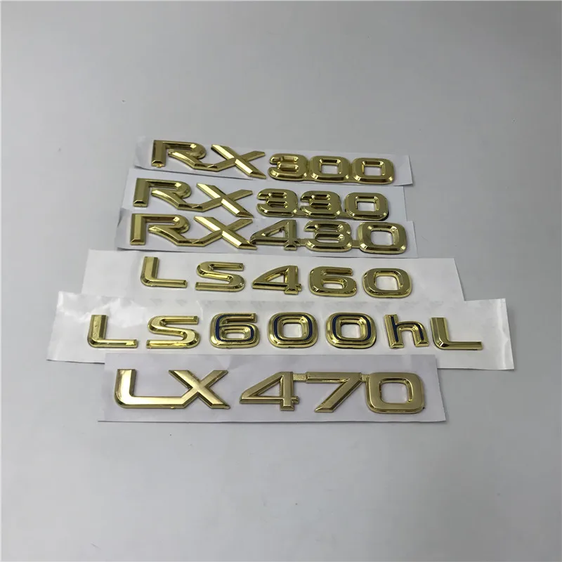 Для Lexus LS300 400 RX300 350 430 GS300 LX470 LS460 LS600hl задний багажник эмблема логотип номер буквы знак