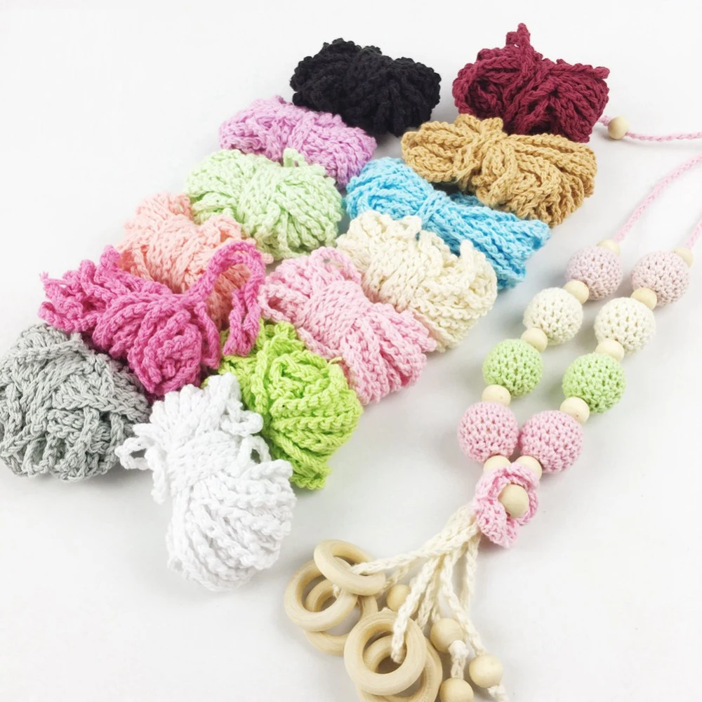 3 шт. вязаные крючком нитки ручной работы плетение Экологичная защита сделай сам