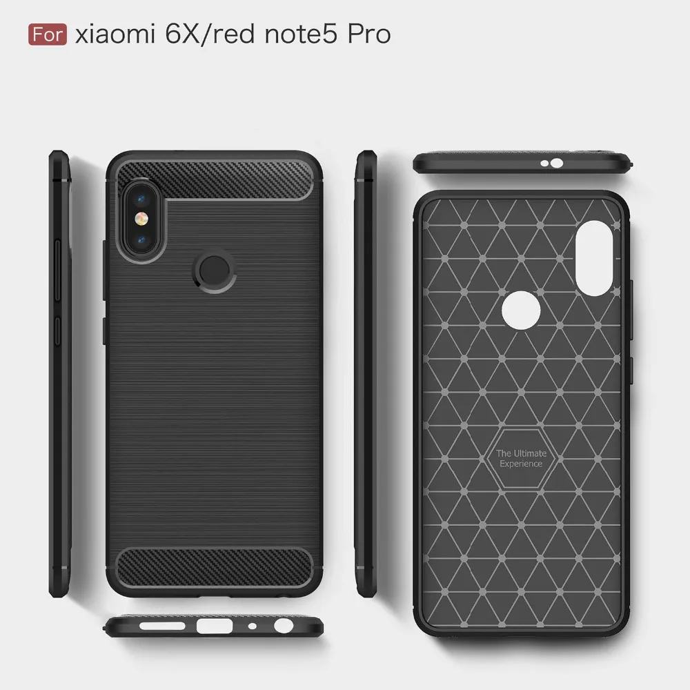 Тонкий защитный чехол для Xiaomi Redmi Note 5 Pro двойная камера AI 32 ГБ 64 ударопрочный