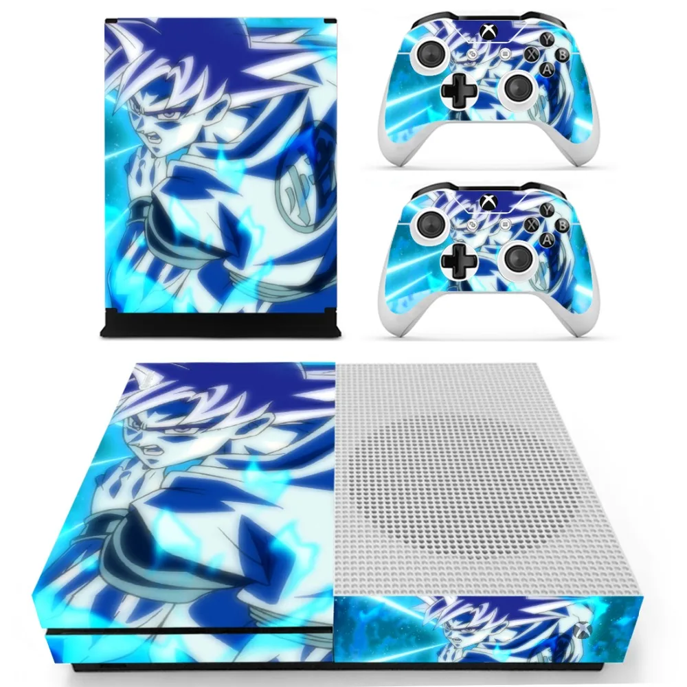 Виниловая наклейка Dragon Ball Super Z Goku для Xbox One S консоли и контроллеров Slim Skin|Наклейки|