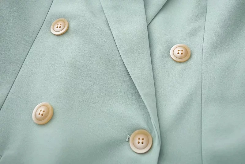 Klacwaya elegant women blazer suit office ladies fashion blazers notched collar jackets girls casual Solid color suits