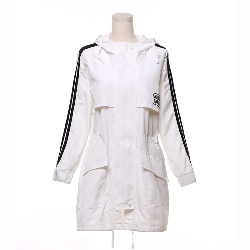 2019 осенний костюм платье для досуга даже шляпа ветровка легкое длинное