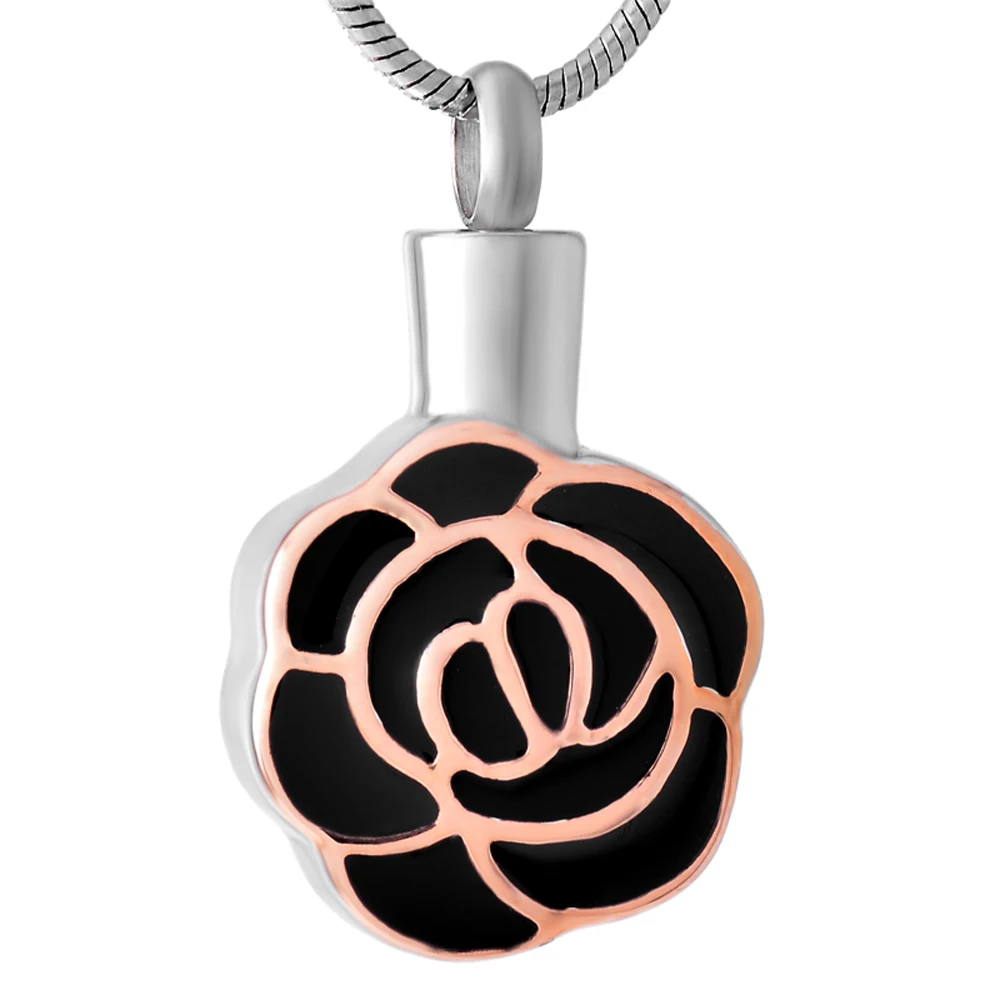 CMJ9202 милый цветочный узор урна для кремации пепельницы медальоны из нержавеющей