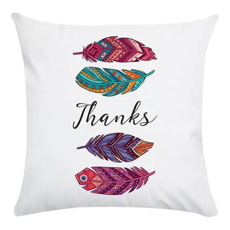 Оптовая продажа Подарочный Чехол на подушку племя цветное перо Ловец снов белый