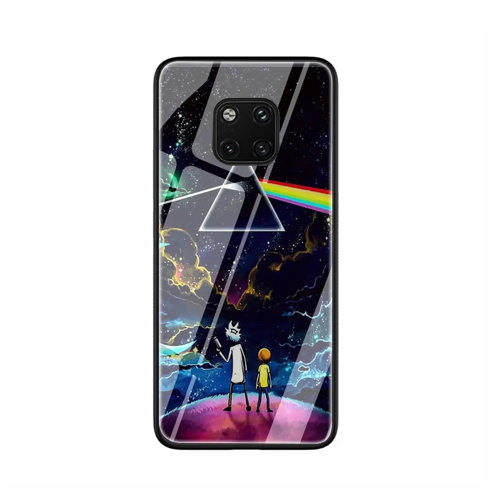 Рик и Морти, закаленное стекло, чехол для huawei P10 P20 P30 mate 20 Honor 9 10 Lite Pro 7A 8X P Smart
