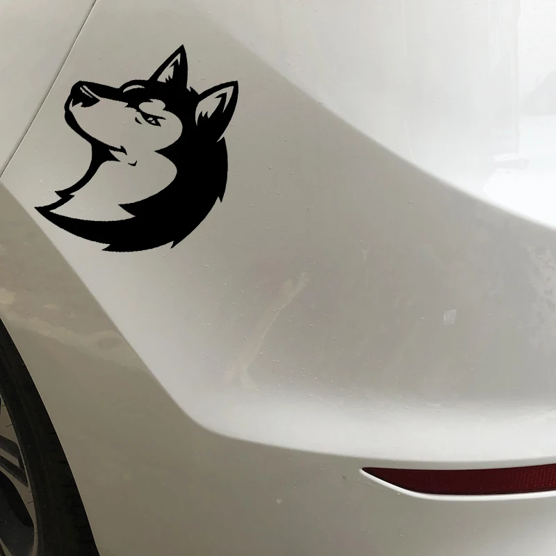 YJZT 13CM*16.2CM Handsome Wolf Car Sticker Vinyl Decal Decor Bumper Accessories Black/Silver C4-1178 | Автомобили и мотоциклы