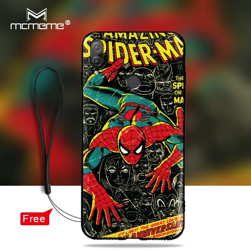 For Huawei Honor 8X MAX Case Silicon Soft TPU Back Cover for 8XMAX Cartoon Iron Man Superman Batman Shell case |