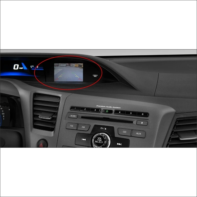 Автомобильное зеркало заднего вида Камера для Honda Civic FB 2011 2012 2013 2014 2015 2016 работают