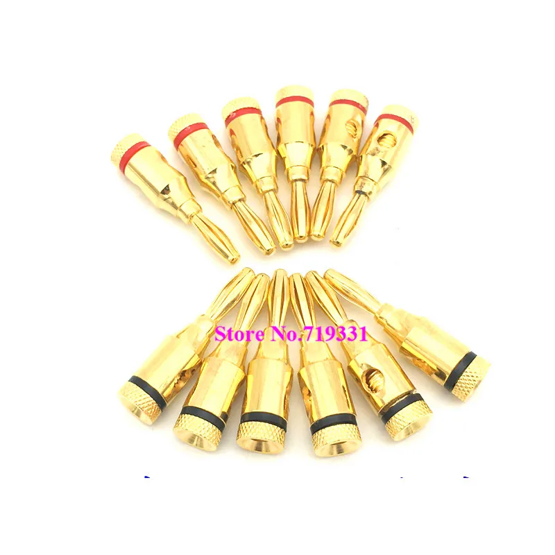 8 шт. 4 мм позолоченные штекеры | Строительство и ремонт