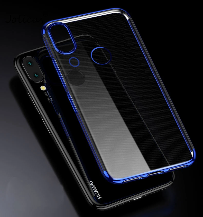 Мягкий ТПУ прозрачный противоударный чехол для huawei P Smart Plus 2019 P20 P10 P9 Lite Honor 8X8 9 8C 7A