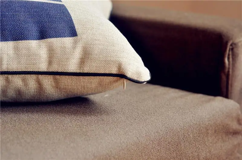 Чехол на подушку с голубым морским маяком льняной поясная подушка для автомобиля